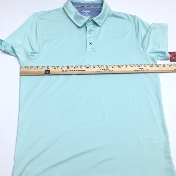 NEW Flag & Anthem Men's Light Blue Madeflex Golf Polo Shirt Lightweight Medium - Picture 4 of 8